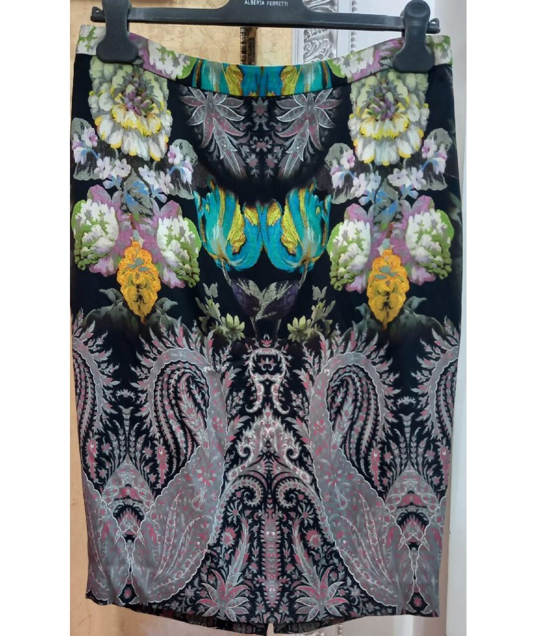ETRO Мульти вискозная юбка миди, фото 7
