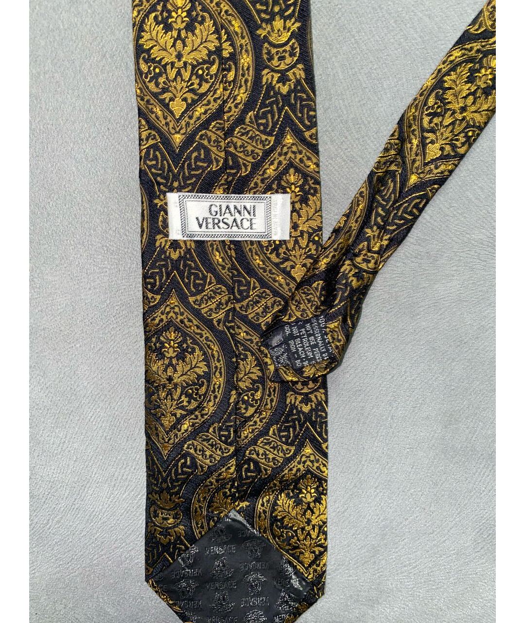 VERSACE VINTAGE Мульти шелковый галстук, фото 3