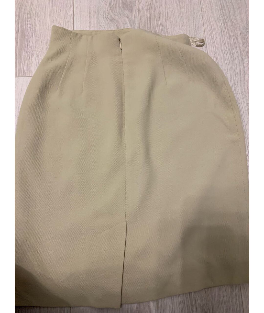 EMANUEL UNGARO Бежевая хлопковая юбка миди, фото 2