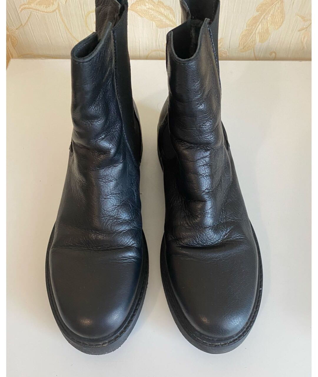 Principe di Bologna Черные кожаные ботинки, фото 2
