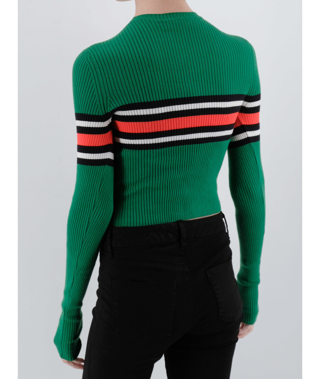 MSGM Зеленый хлопковый джемпер / свитер, фото 3