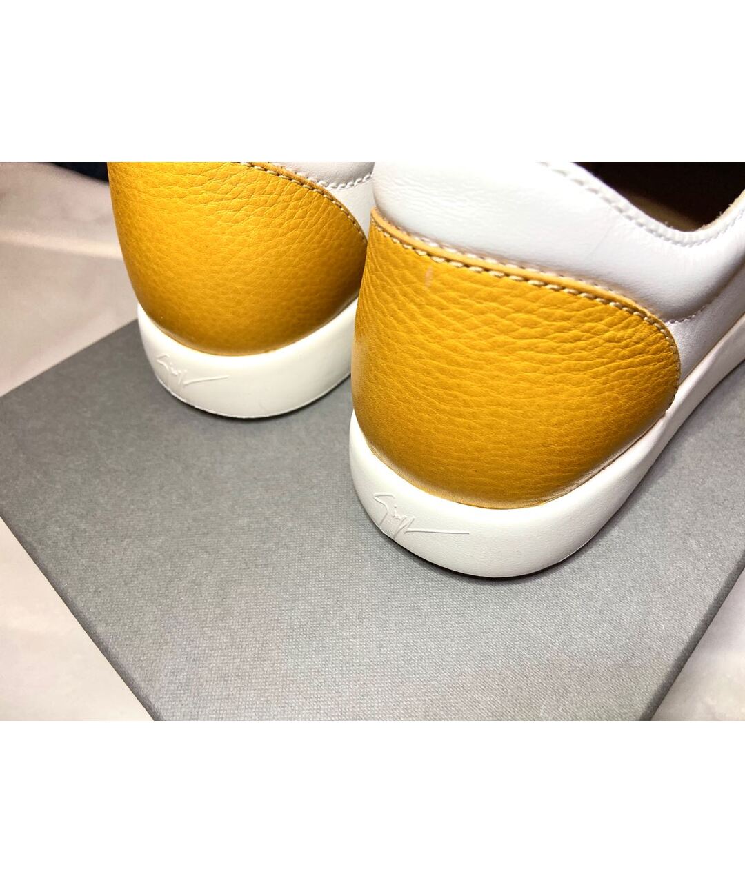 GIUSEPPE ZANOTTI DESIGN Белые кожаные кеды, фото 6
