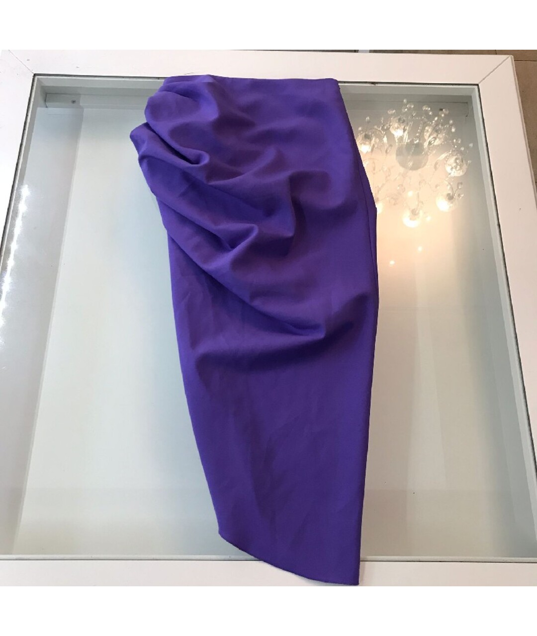 404NOTFOUND Фиолетовая полиэстеровая юбка мини, фото 3