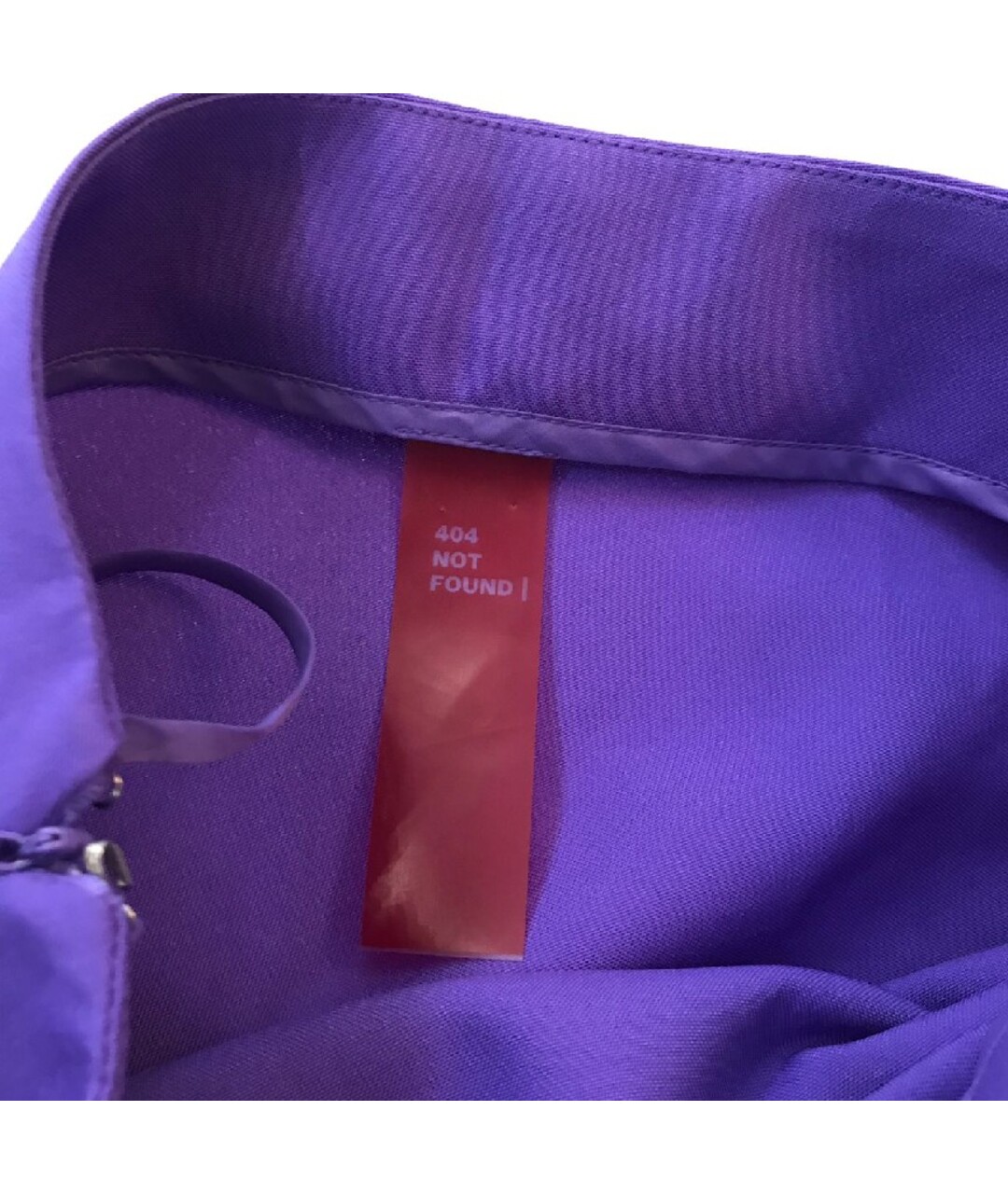404NOTFOUND Фиолетовая полиэстеровая юбка мини, фото 4