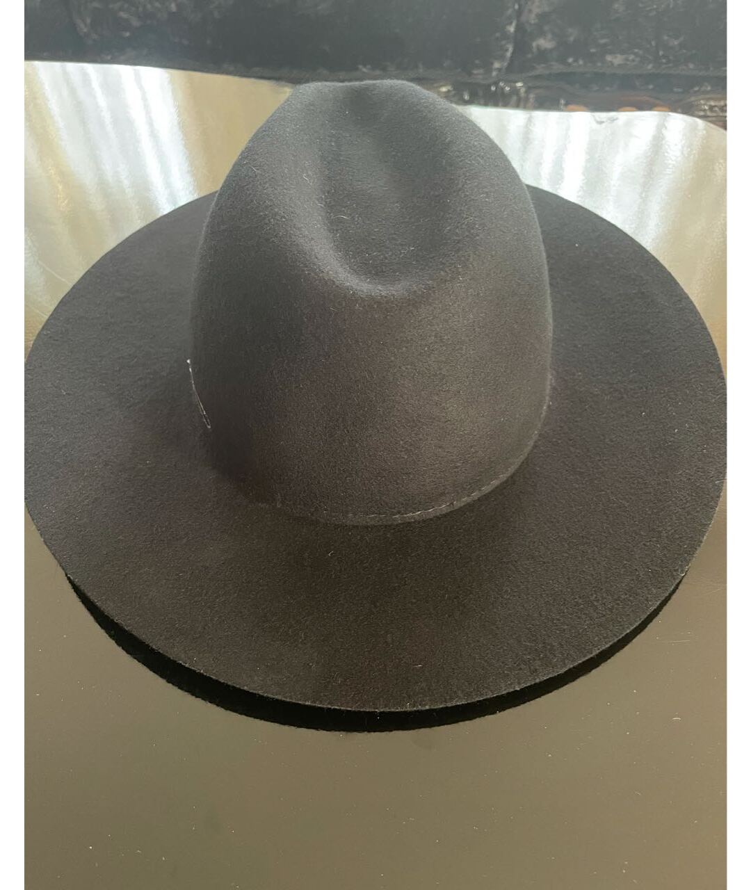 KARL LAGERFELD Черная шерстяная шляпа, фото 4