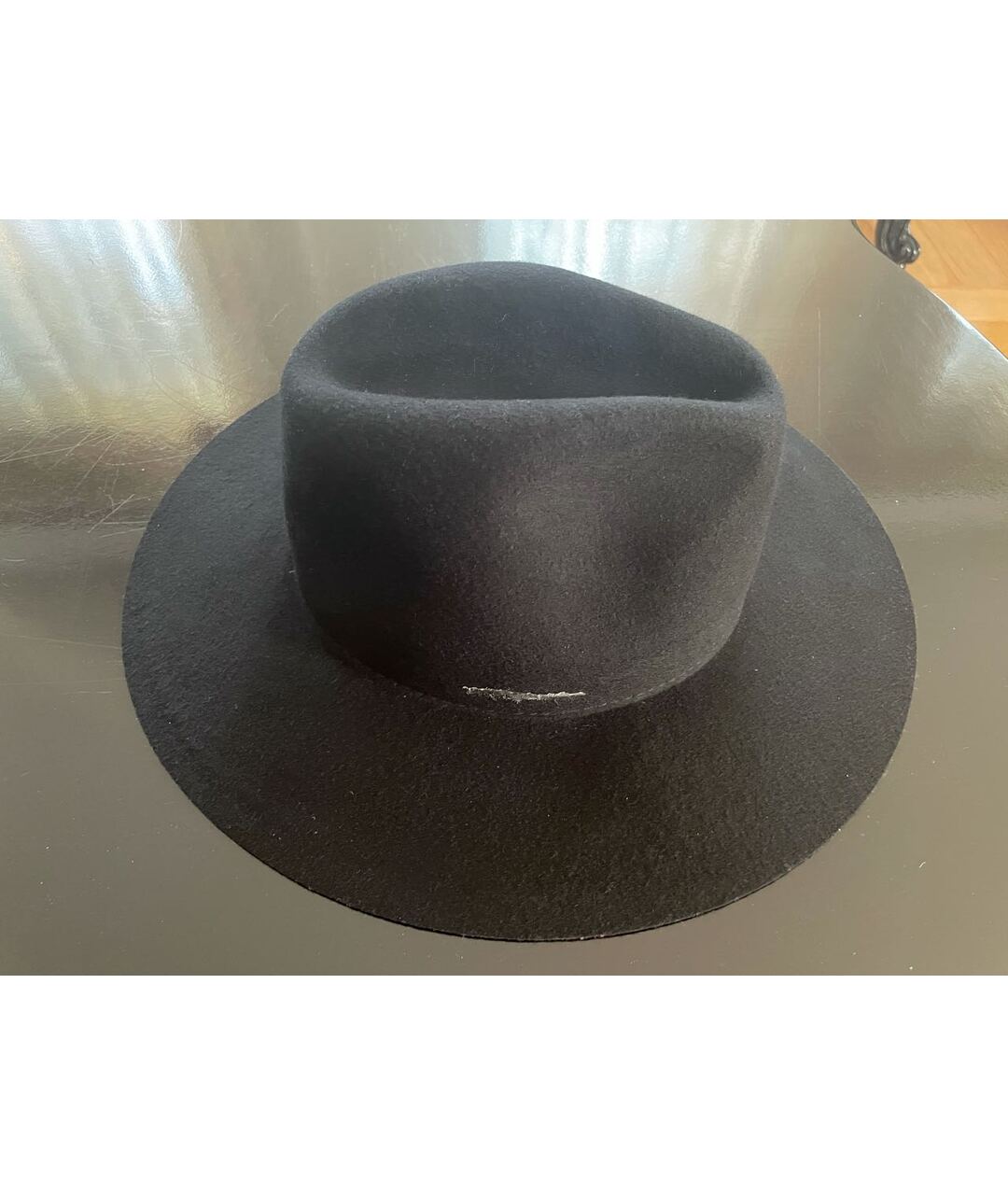 KARL LAGERFELD Черная шерстяная шляпа, фото 2
