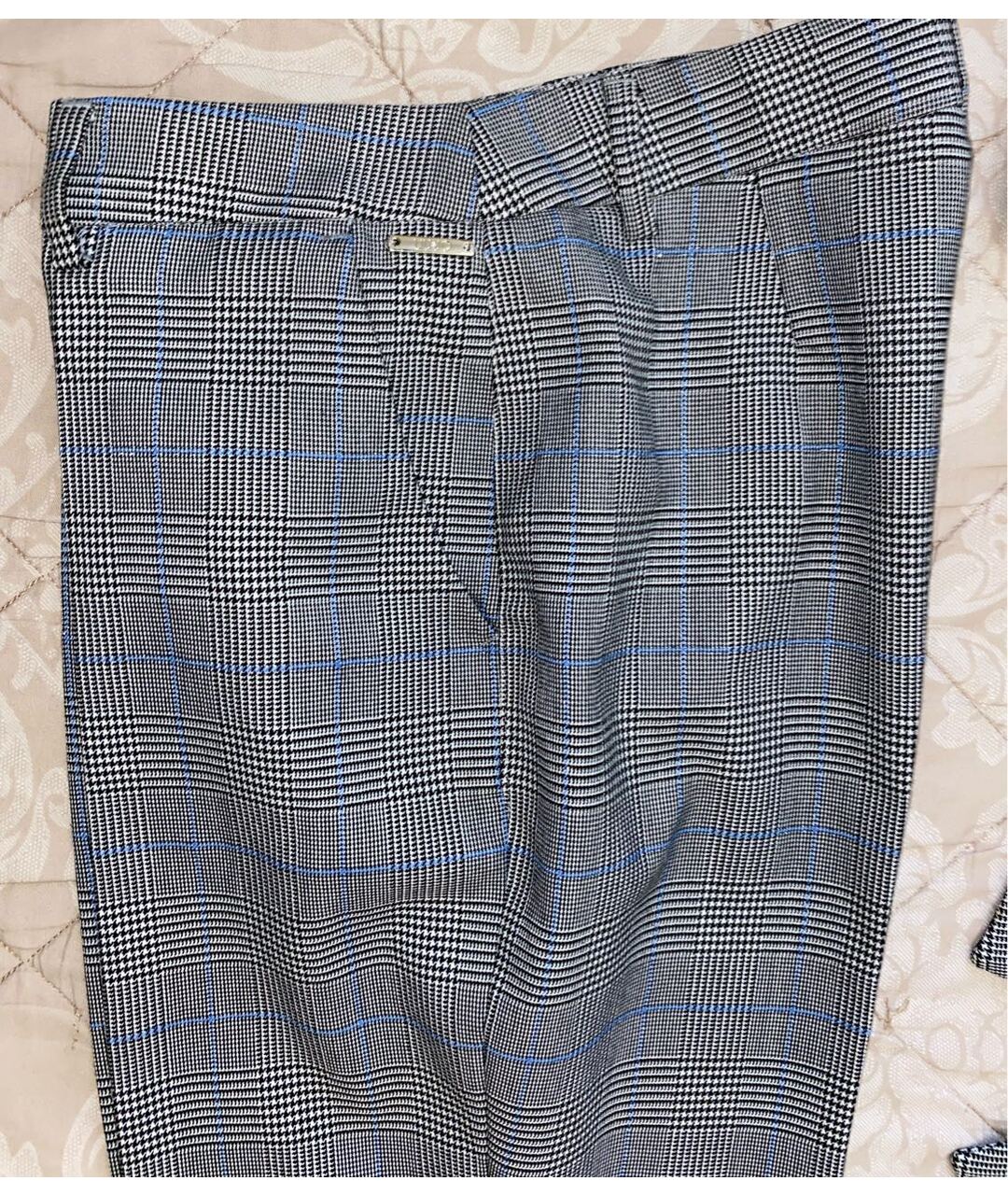 LIU JO Серые полиэстеровые брюки узкие, фото 3