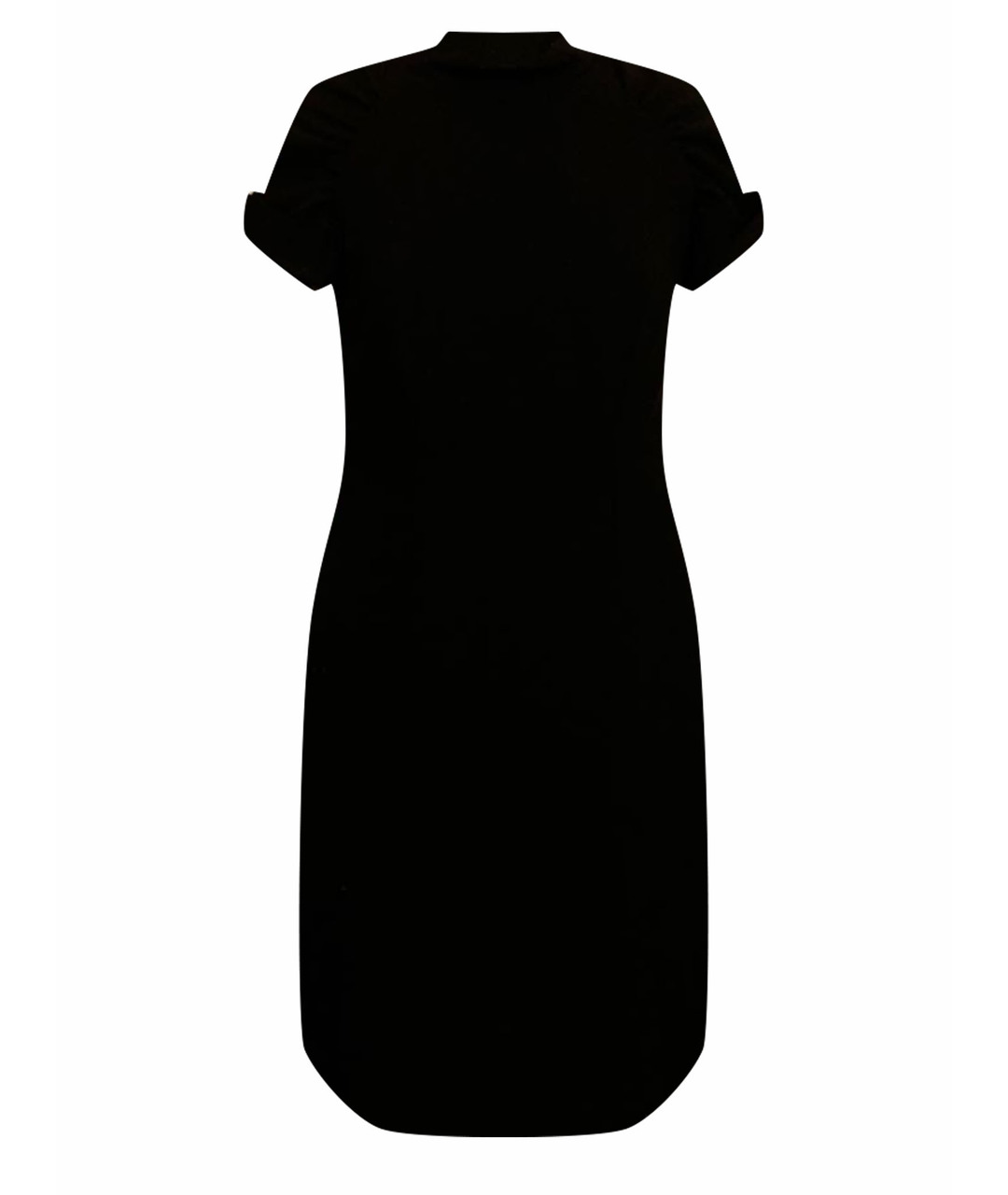 ANDREW MARC NEW YORK Черное хлопко-эластановое платье, фото 1