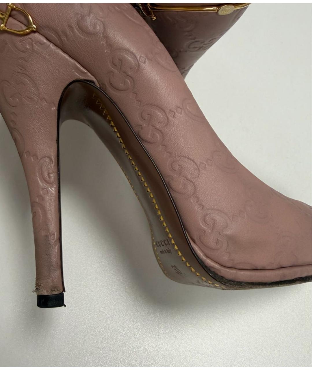 GUCCI Кожаные туфли, фото 6