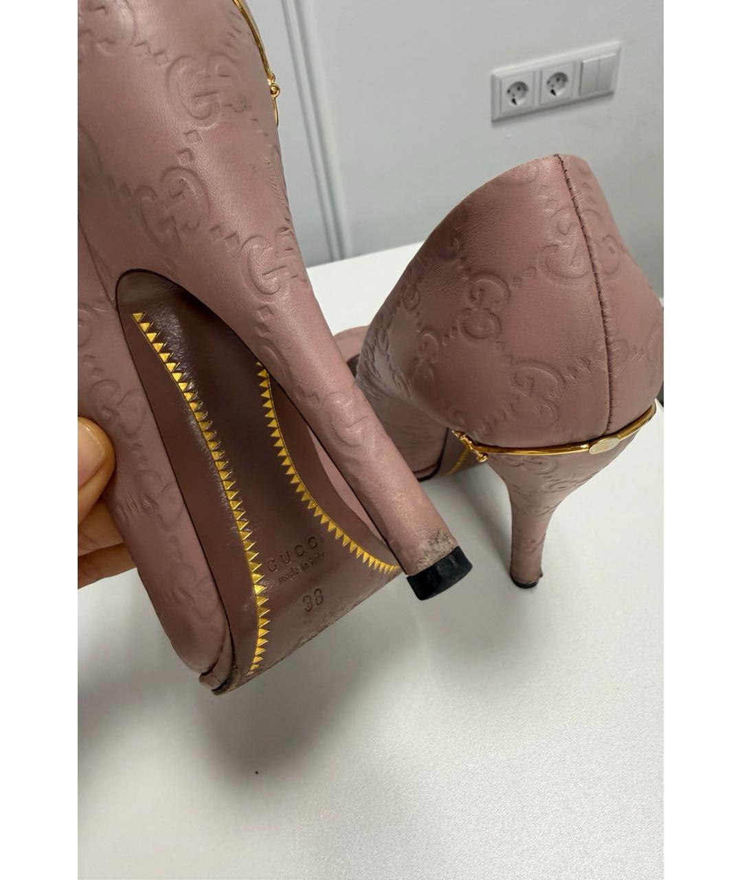 GUCCI Кожаные туфли, фото 5