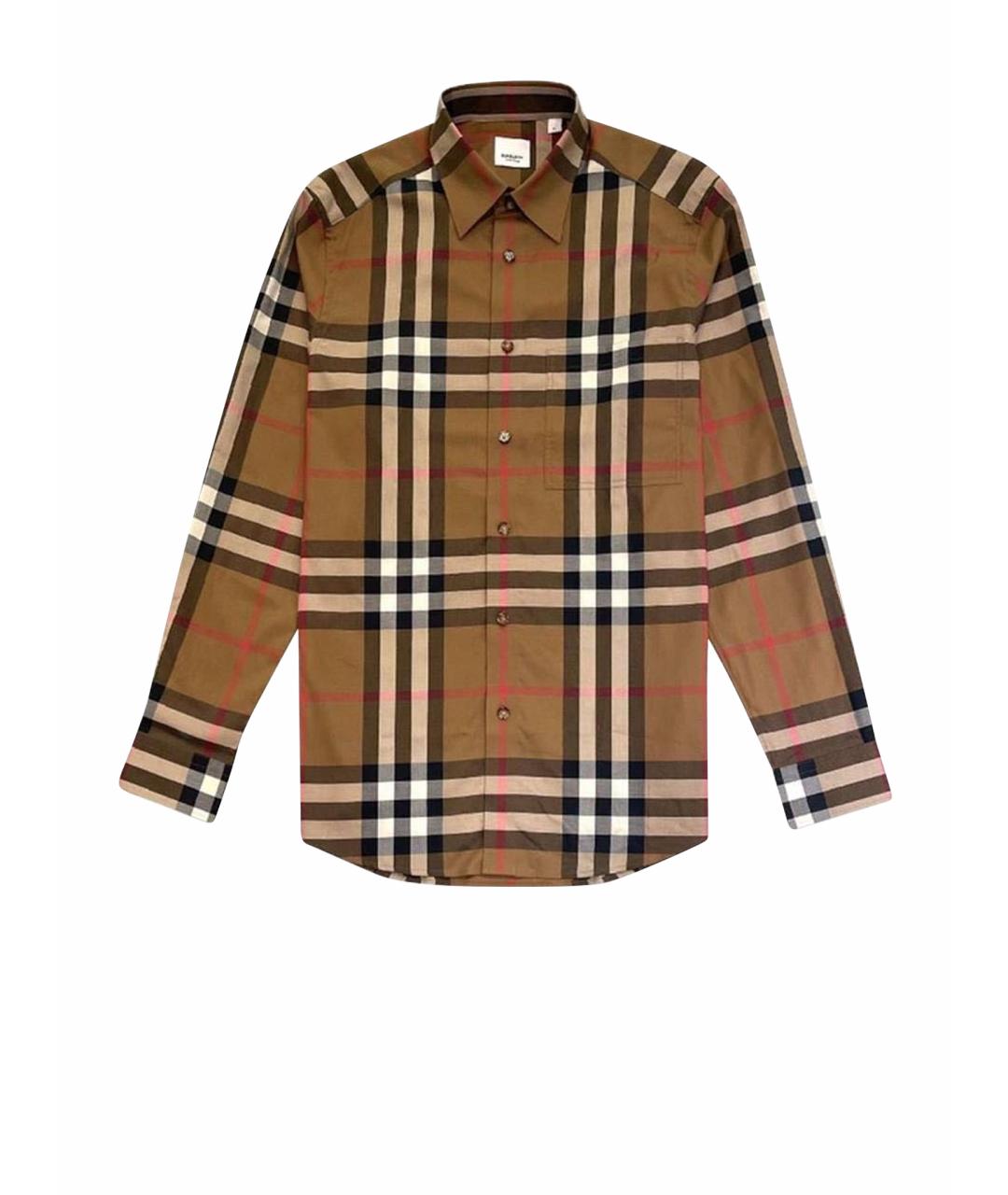 BURBERRY Коричневая рубашка, фото 1