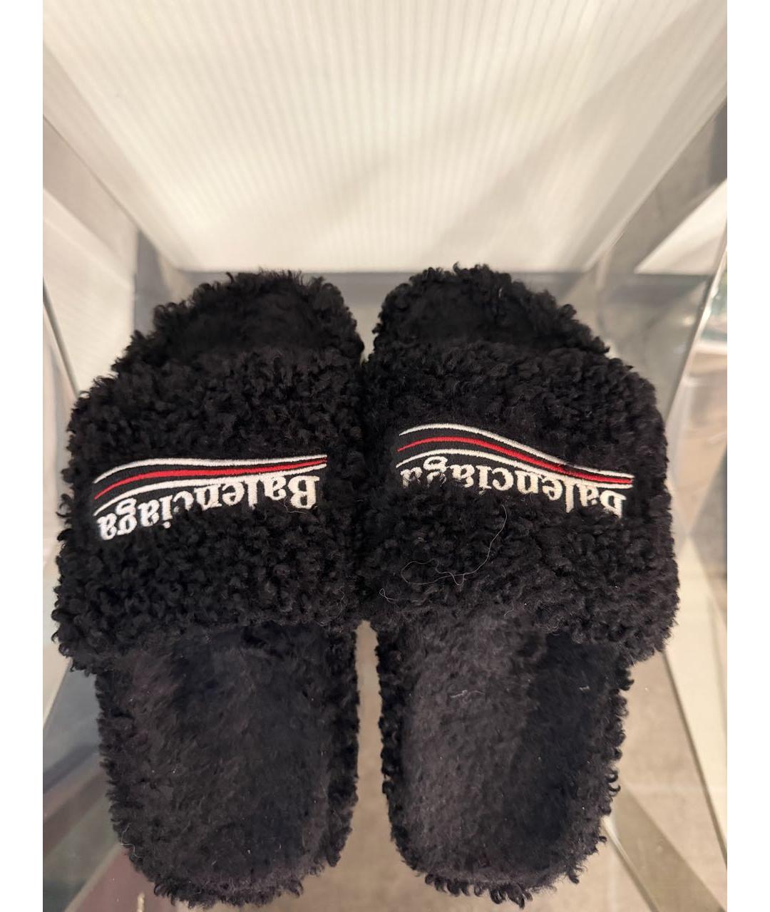 BALENCIAGA Черные сабо, фото 3