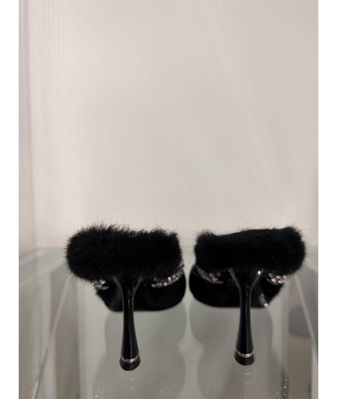 ALEXANDER WANG Черные мюли, фото 3