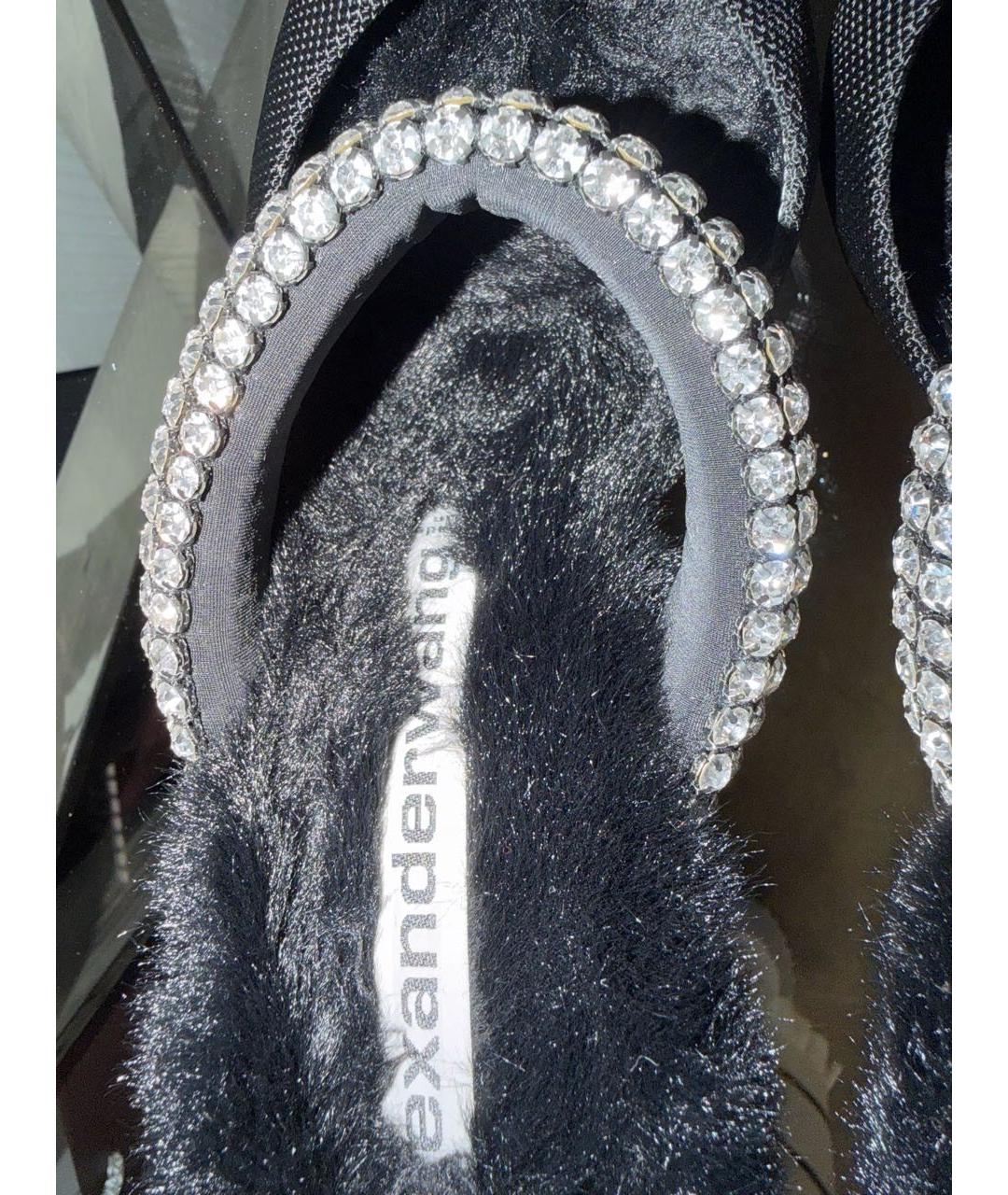 ALEXANDER WANG Черные мюли, фото 8