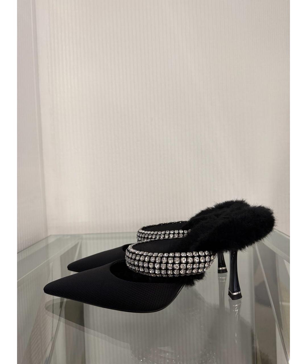 ALEXANDER WANG Черные мюли, фото 9