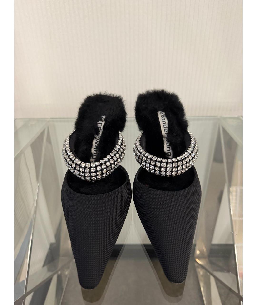 ALEXANDER WANG Черные мюли, фото 2