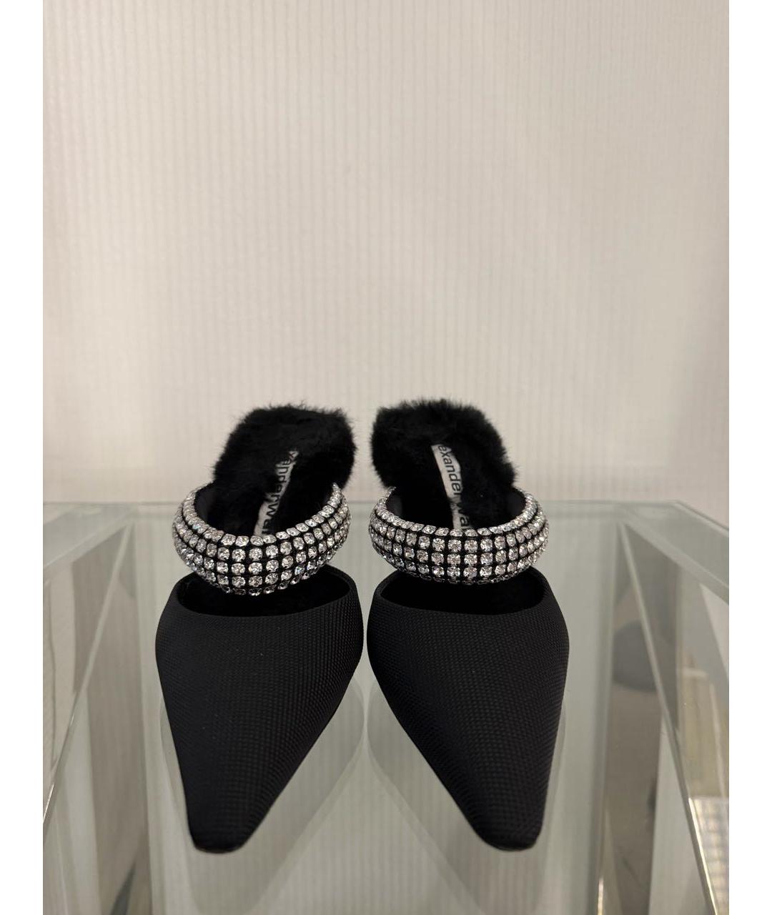 ALEXANDER WANG Черные мюли, фото 6