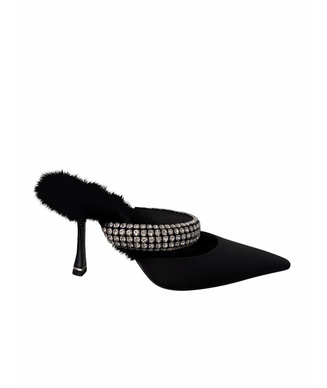 ALEXANDER WANG Черные мюли, фото 1