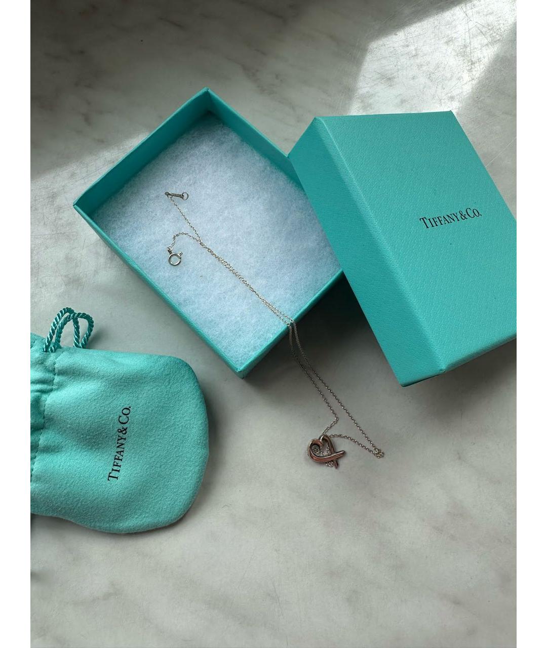 TIFFANY&CO Серебряная серебряная подвеска, фото 4