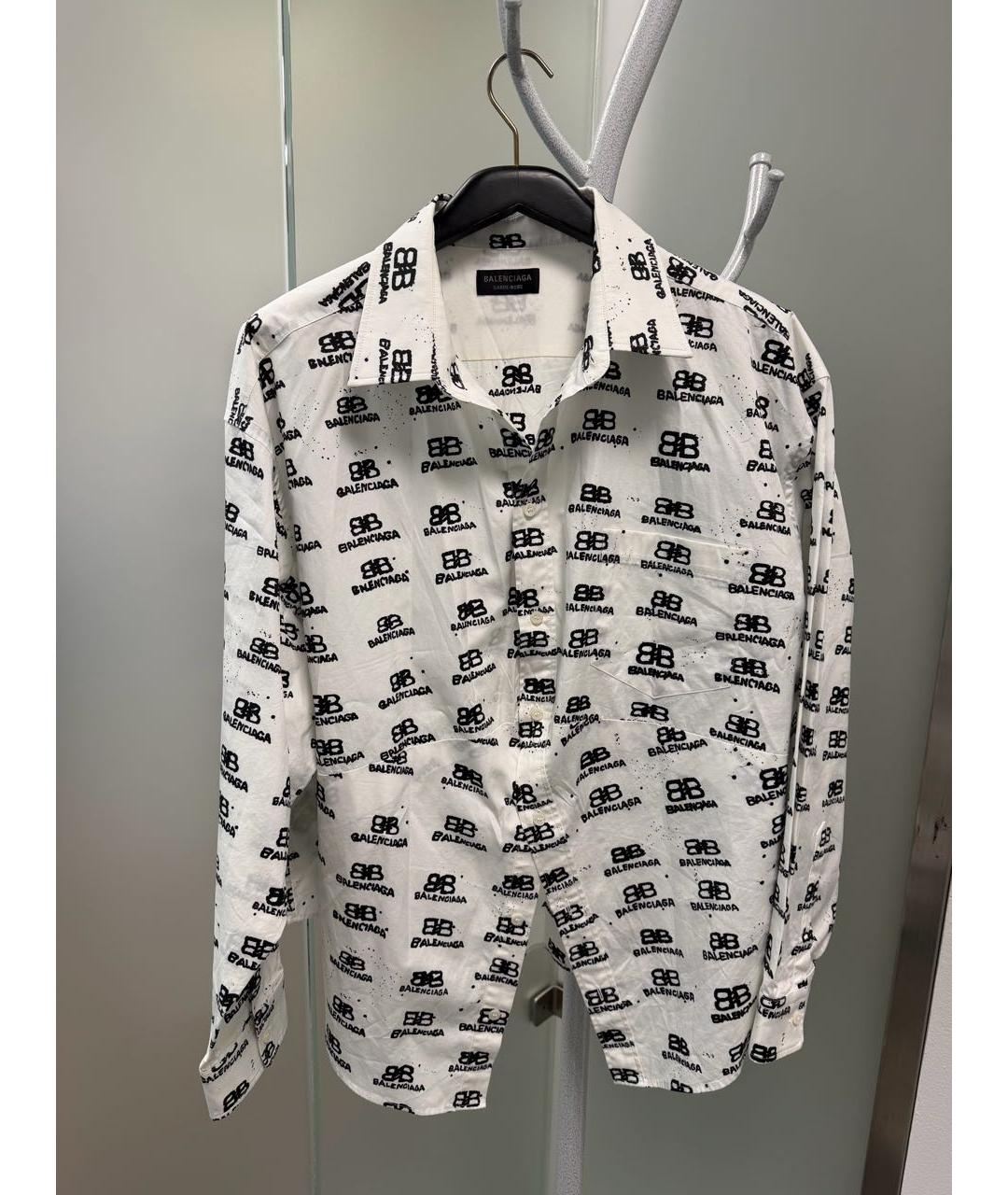 BALENCIAGA Белая рубашка, фото 5
