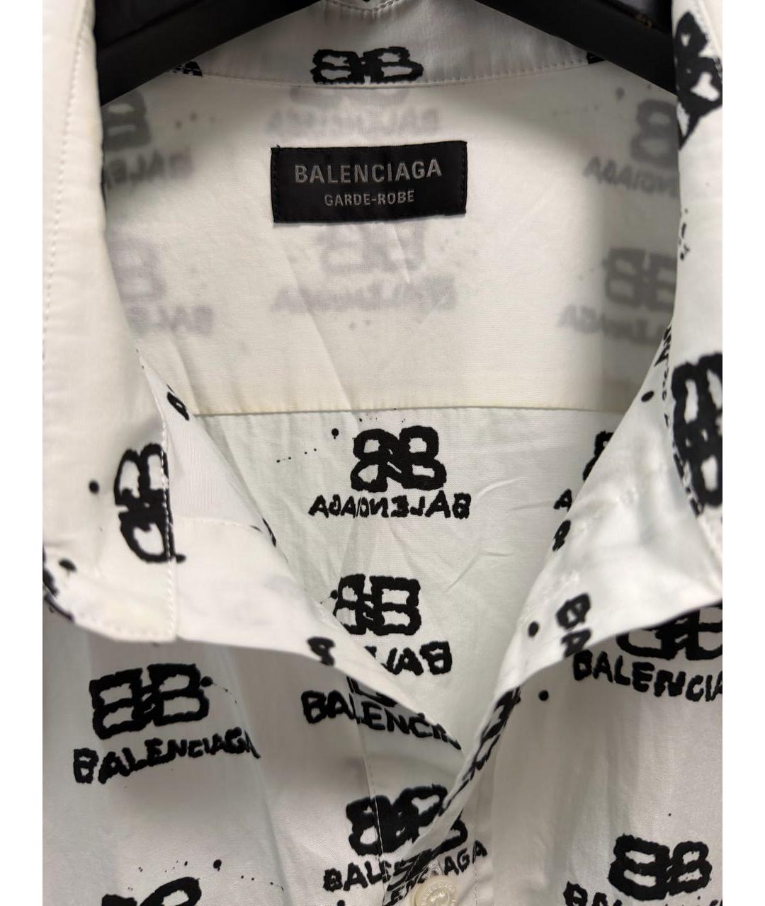 BALENCIAGA Белая рубашка, фото 3