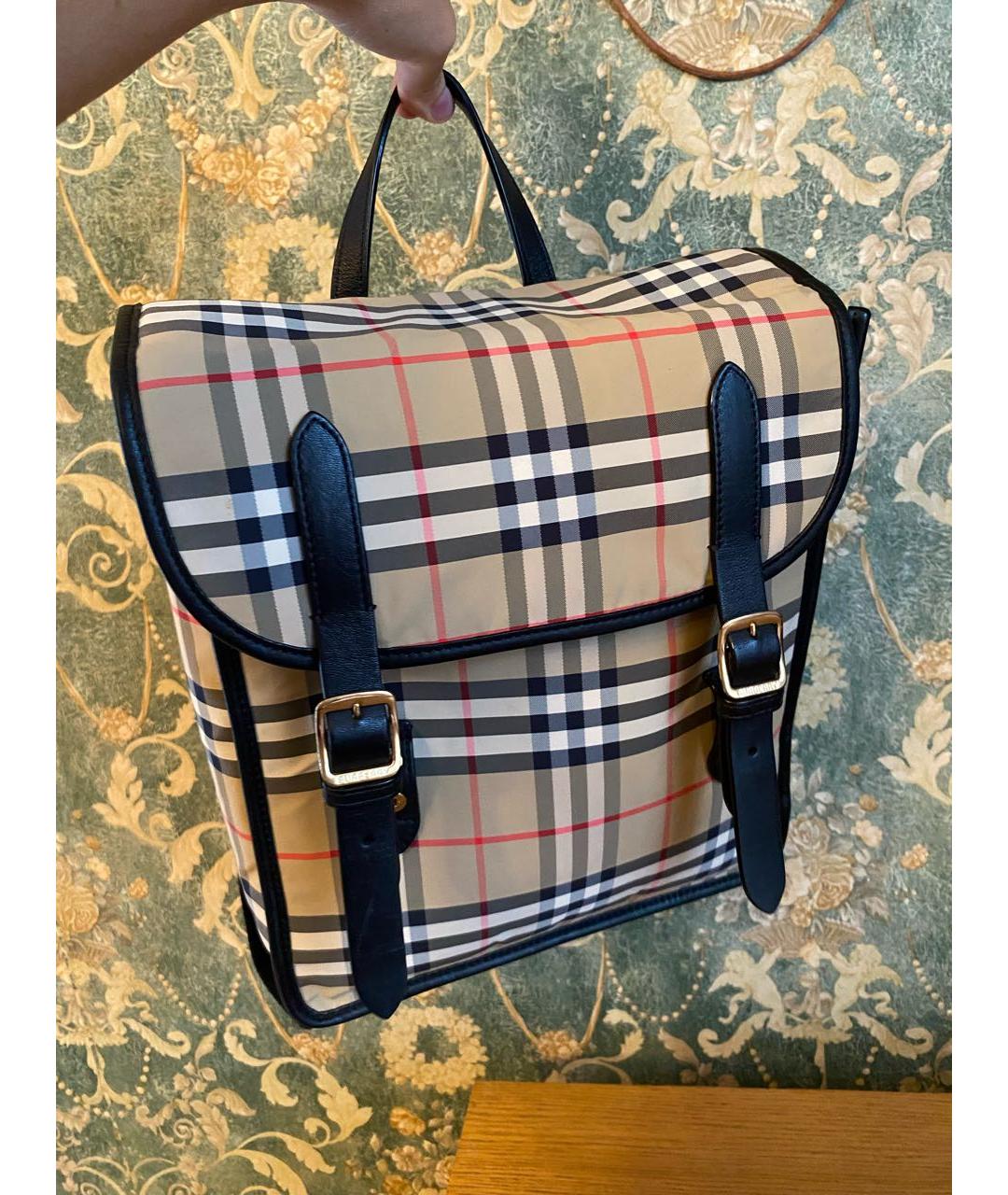 BURBERRY Бежевый рюкзак, фото 8