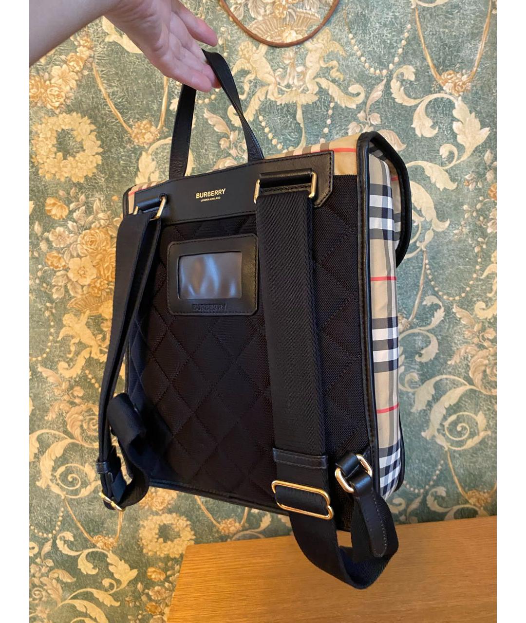 BURBERRY Бежевый рюкзак, фото 3