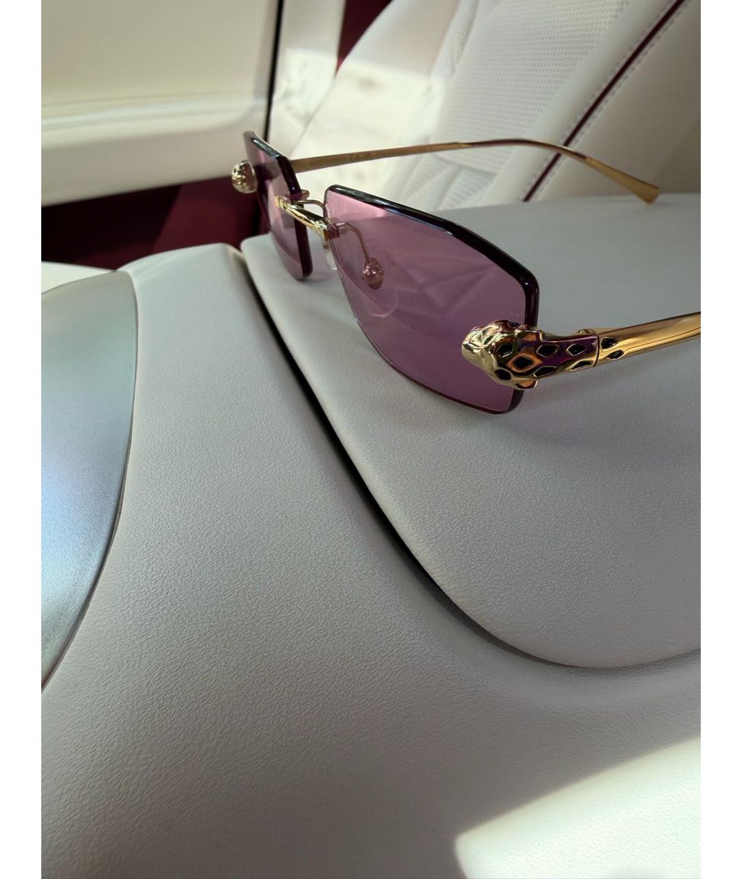 CARTIER Розовые солнцезащитные очки, фото 3