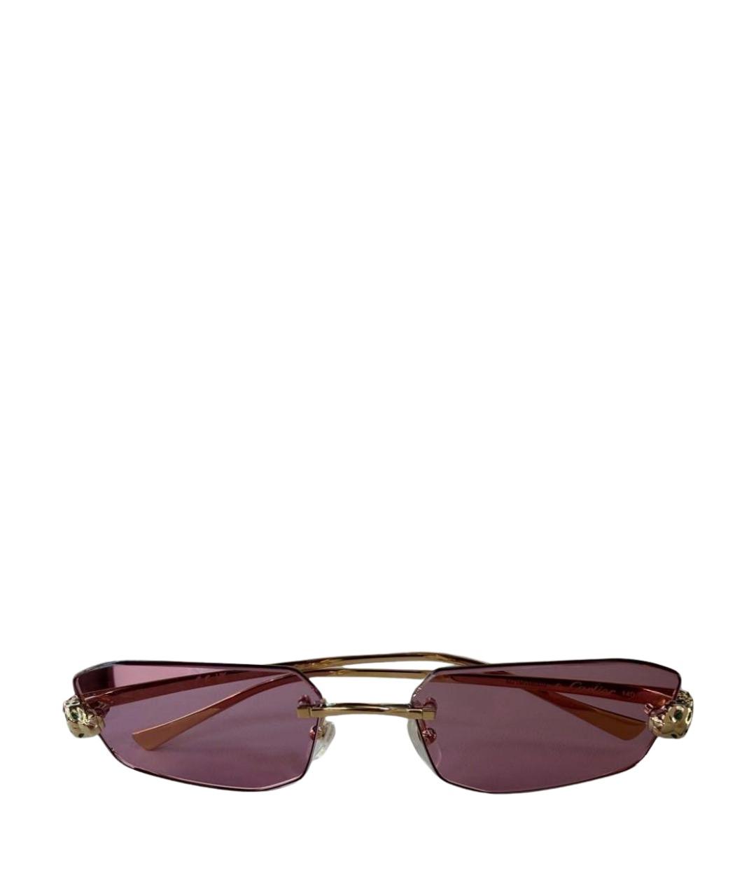 CARTIER Розовые солнцезащитные очки, фото 1