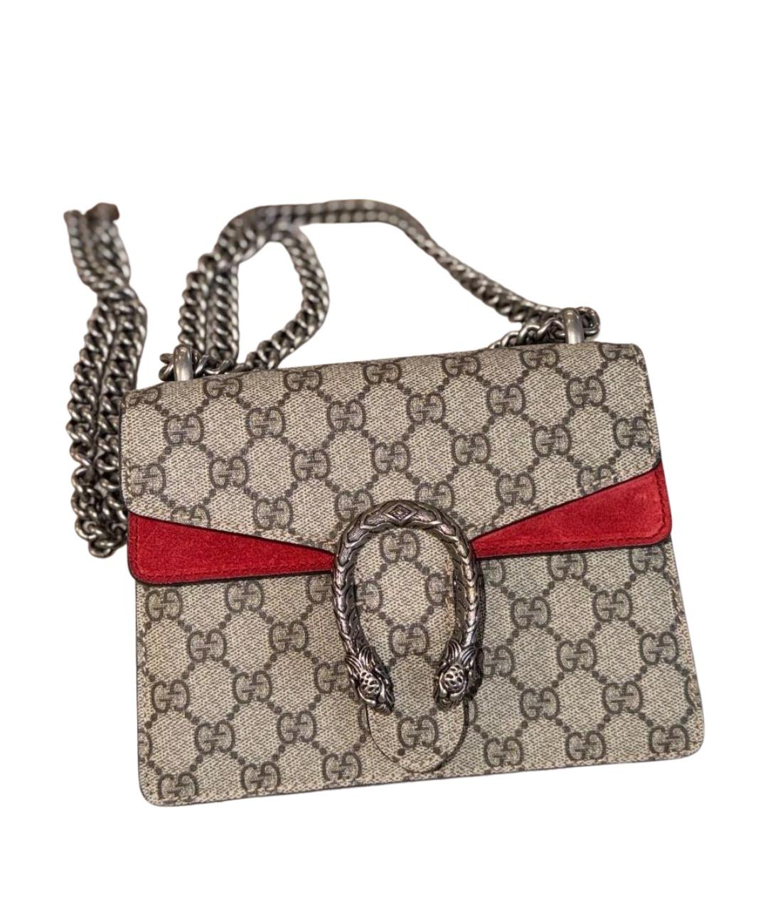 GUCCI Серая сумка через плечо, фото 1