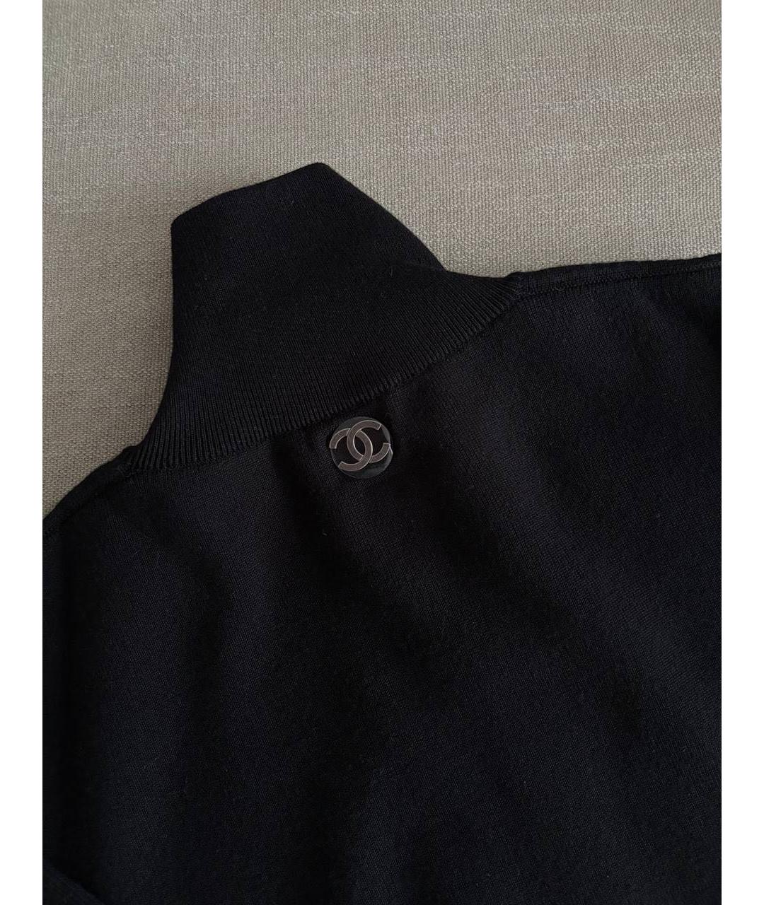 CHANEL Черный джемпер / свитер, фото 3