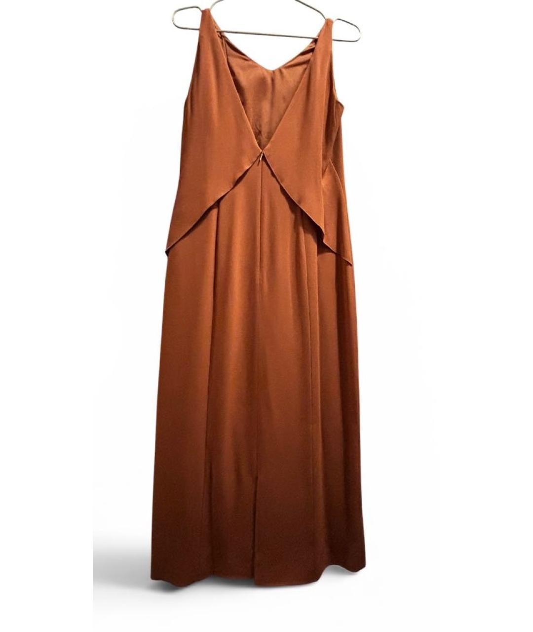 HUGO BOSS Коралловое ацетатное вечернее платье, фото 2