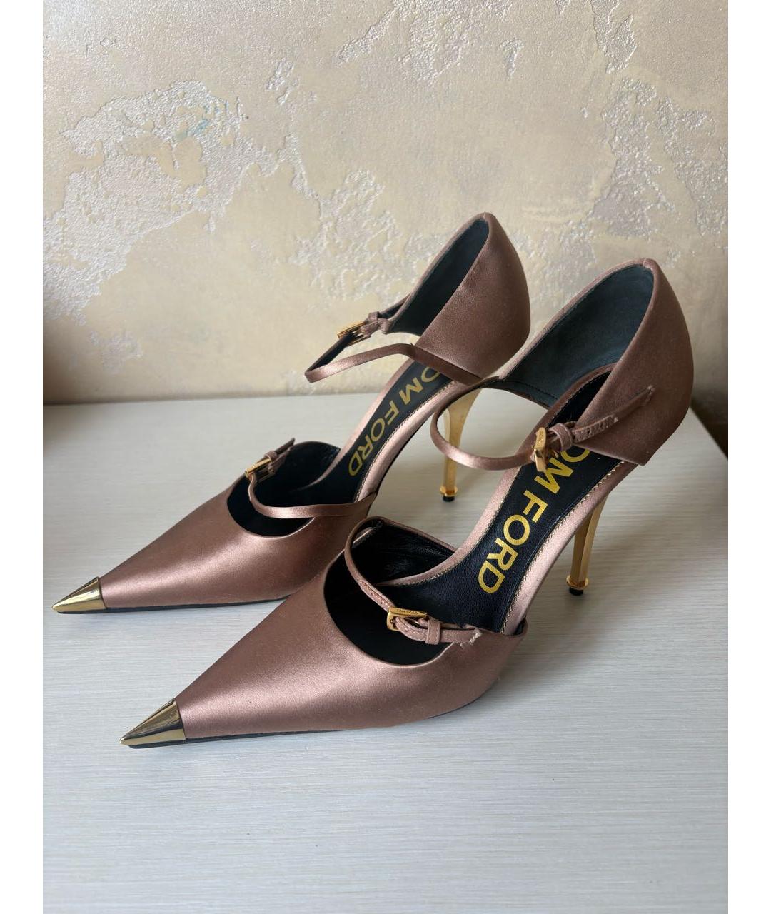 TOM FORD Коричневые туфли, фото 5