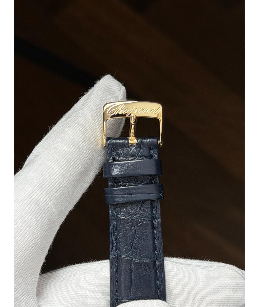 CHOPARD Белые часы из желтого золота, фото 8