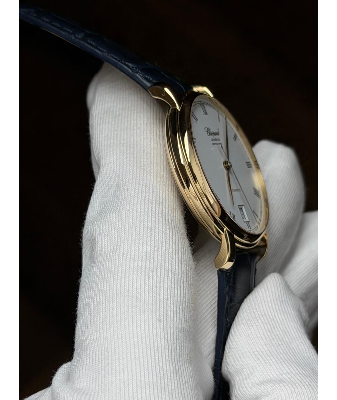 CHOPARD Белые часы из желтого золота, фото 5