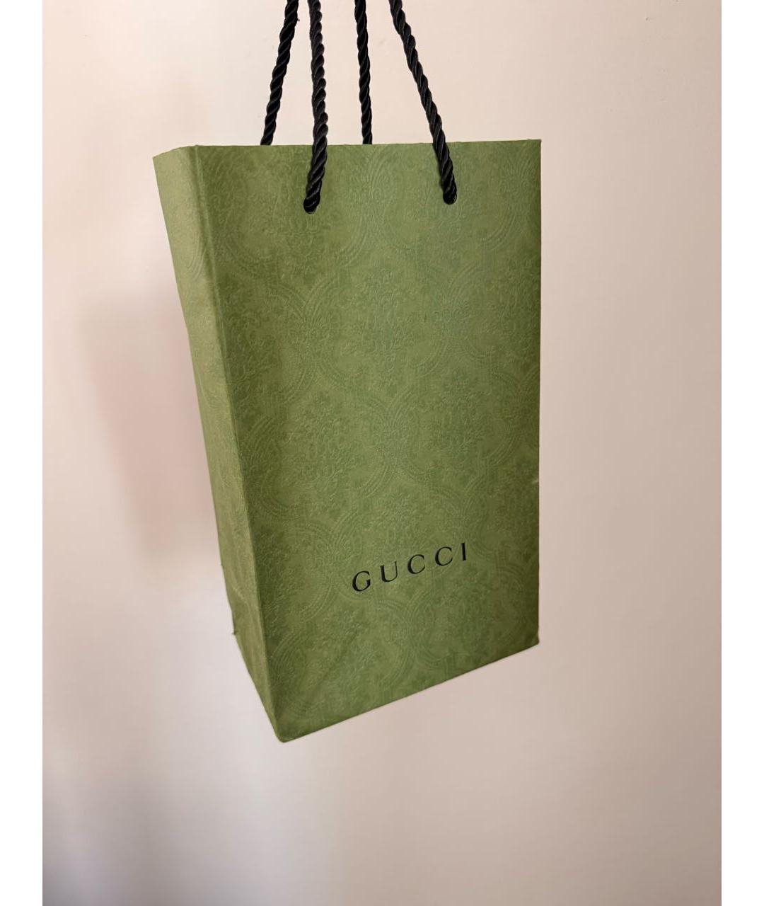 GUCCI Черный кожаный кошелек, фото 8