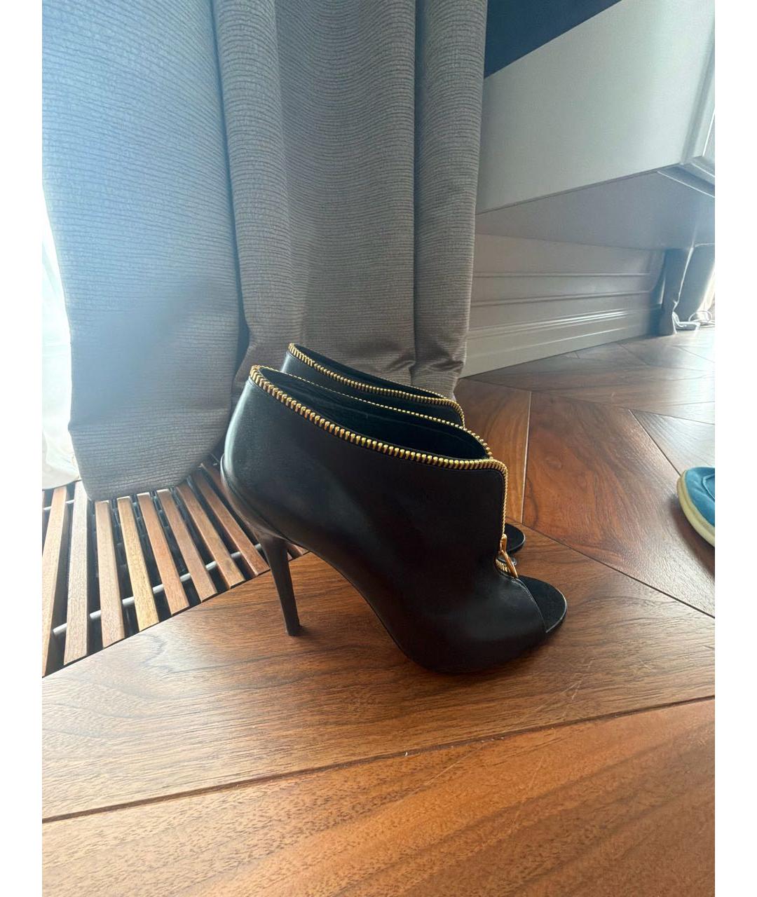 TOM FORD Черные кожаные туфли, фото 5