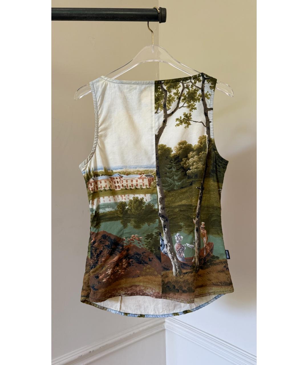 MOSCHINO Белая майка, фото 2