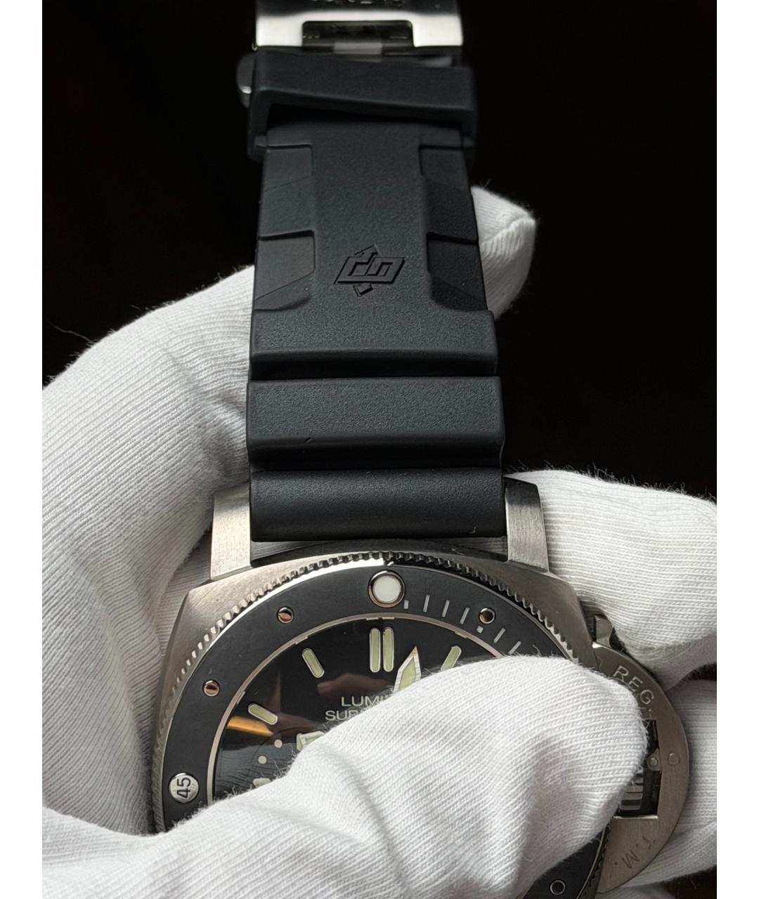 PANERAI Черные часы, фото 6