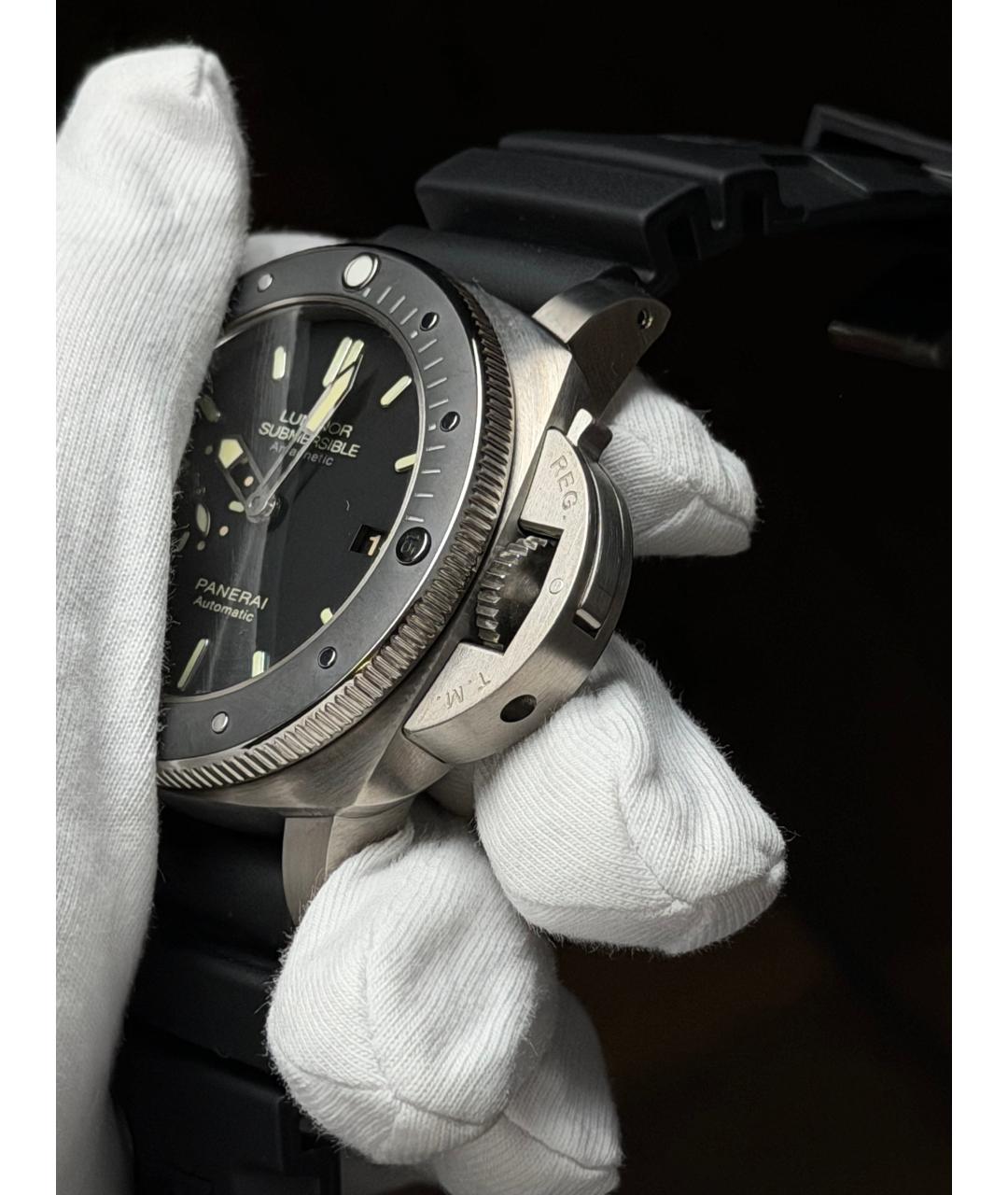 PANERAI Черные часы, фото 4