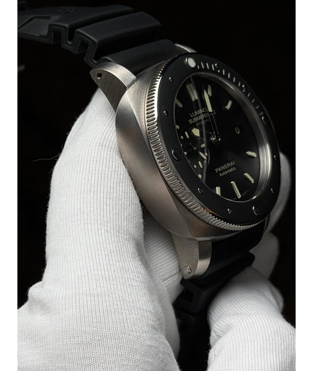 PANERAI Черные часы, фото 5