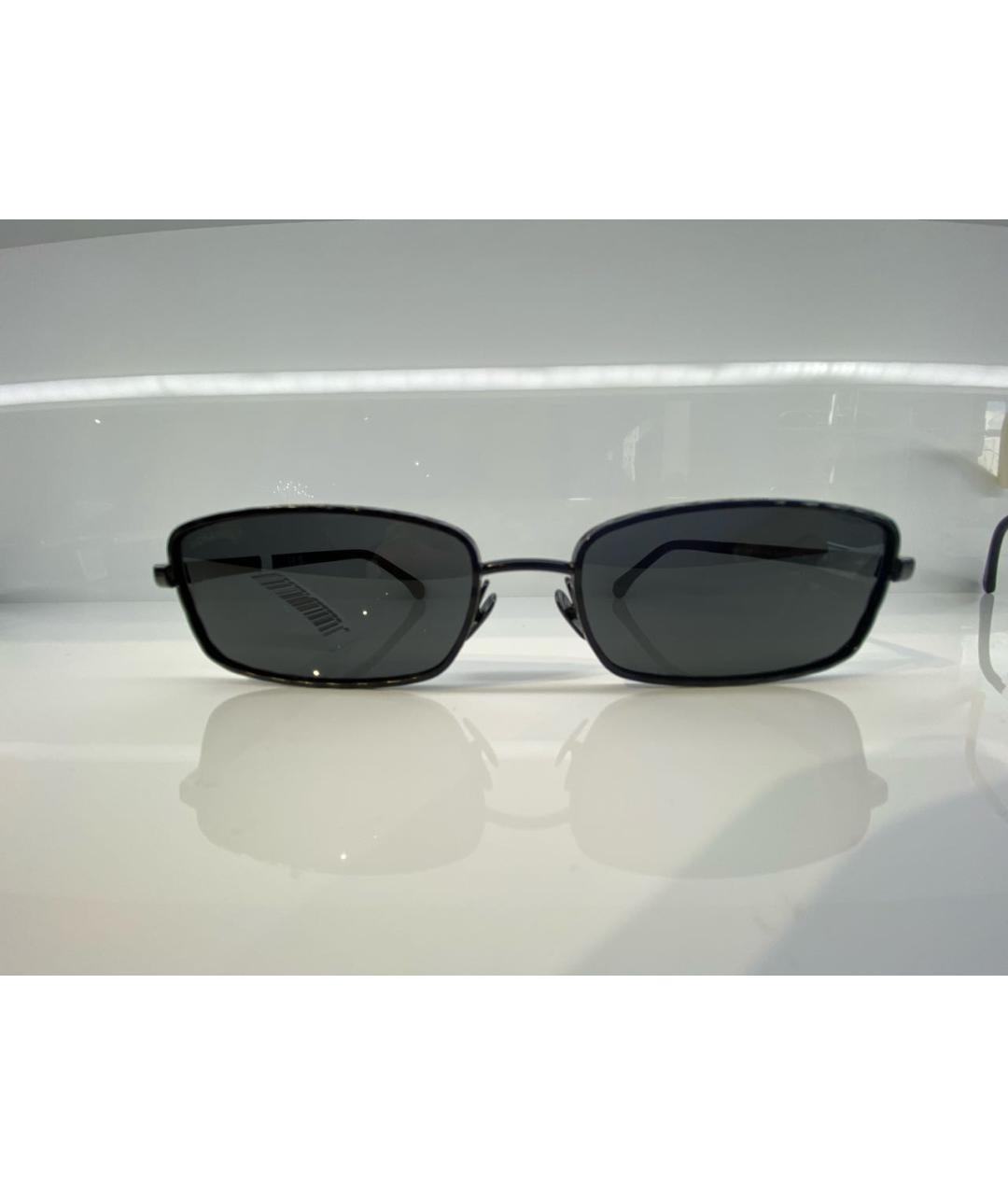 CHANEL Черные металлические солнцезащитные очки, фото 4