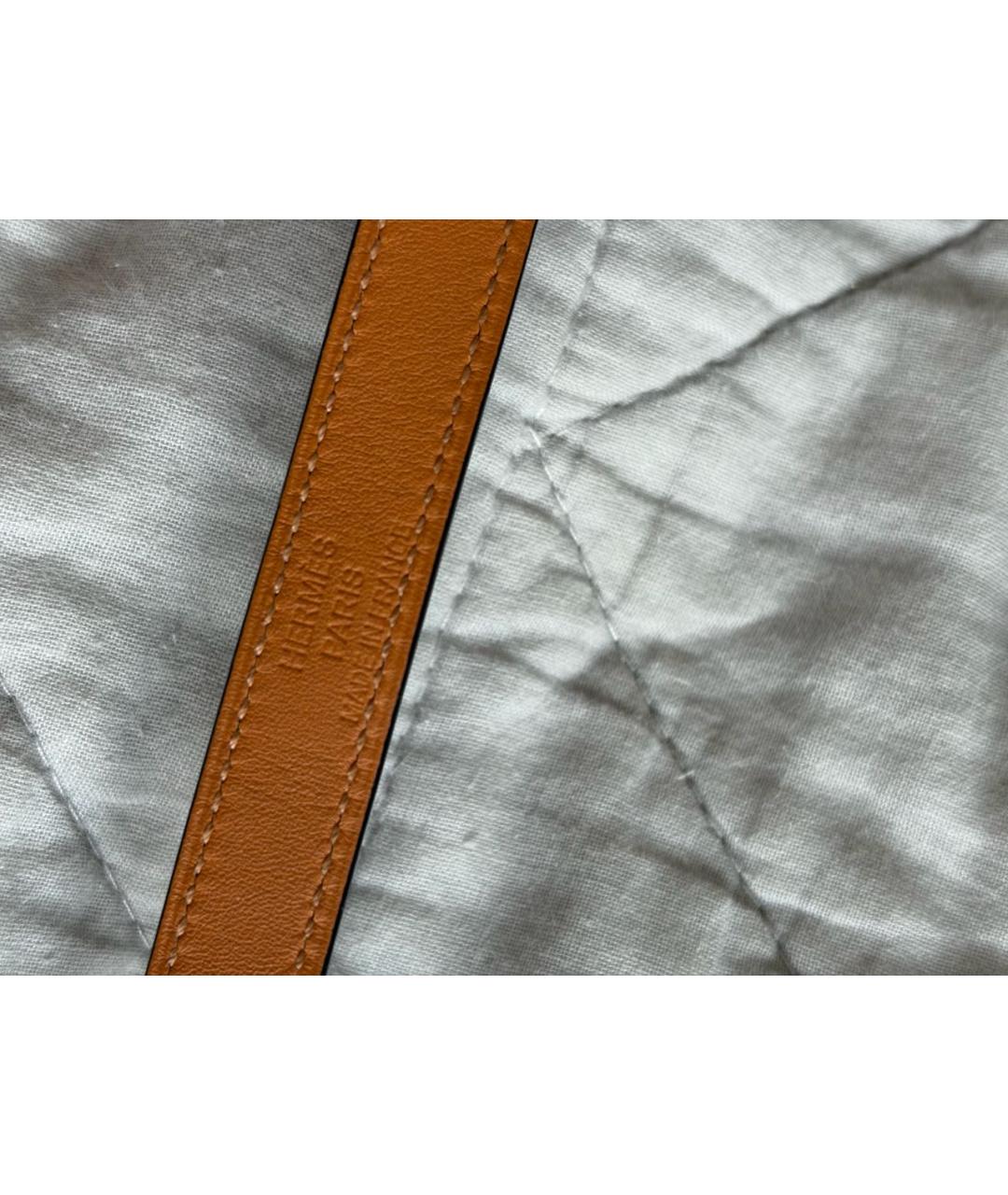 HERMES Темно-синий браслет из желтого золота, фото 8