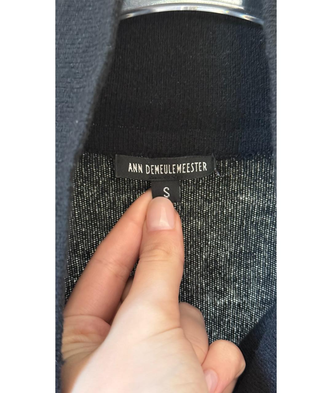 ANN DEMEULEMEESTER Черный кардиган, фото 5