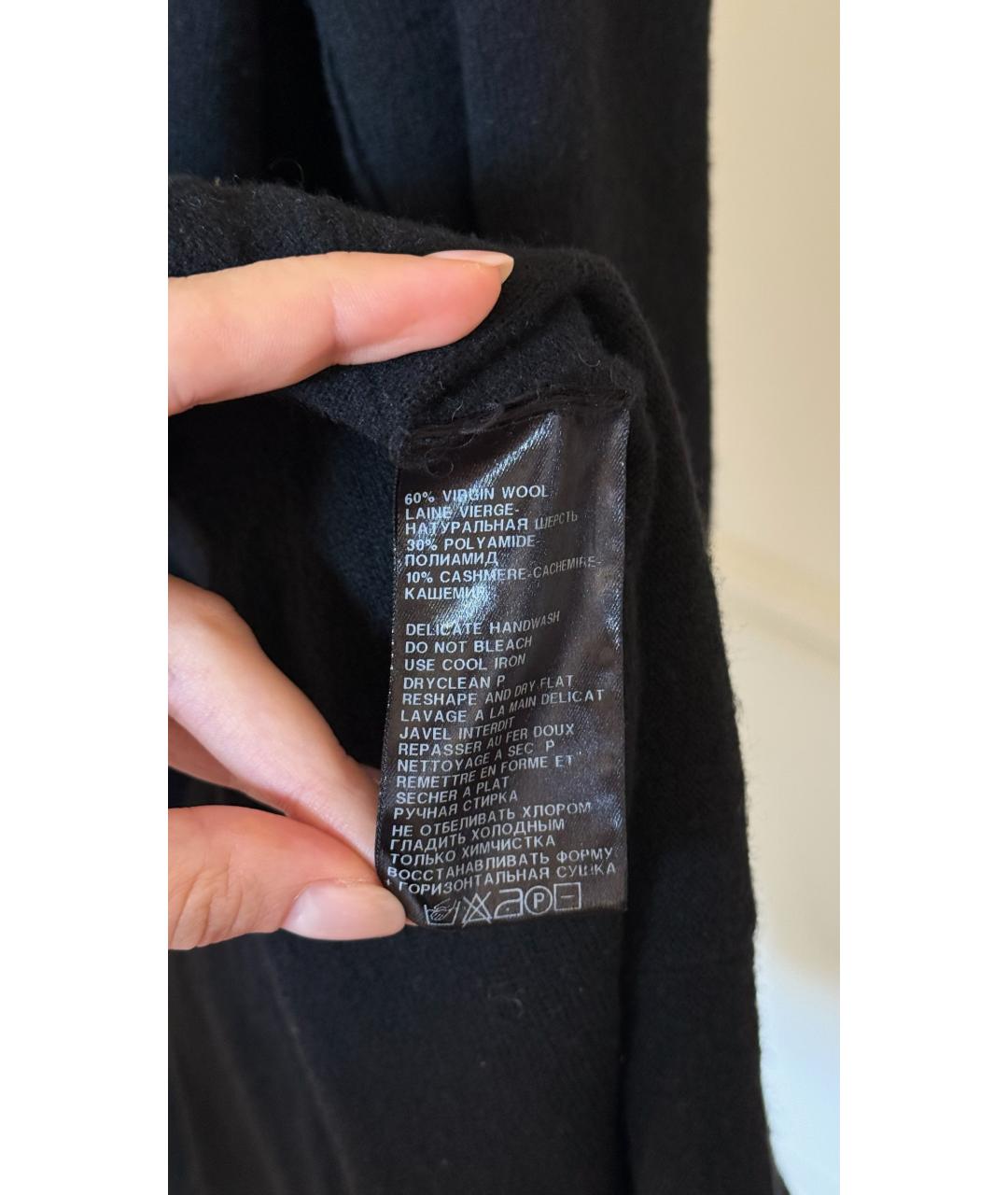 ANN DEMEULEMEESTER Черный кардиган, фото 6