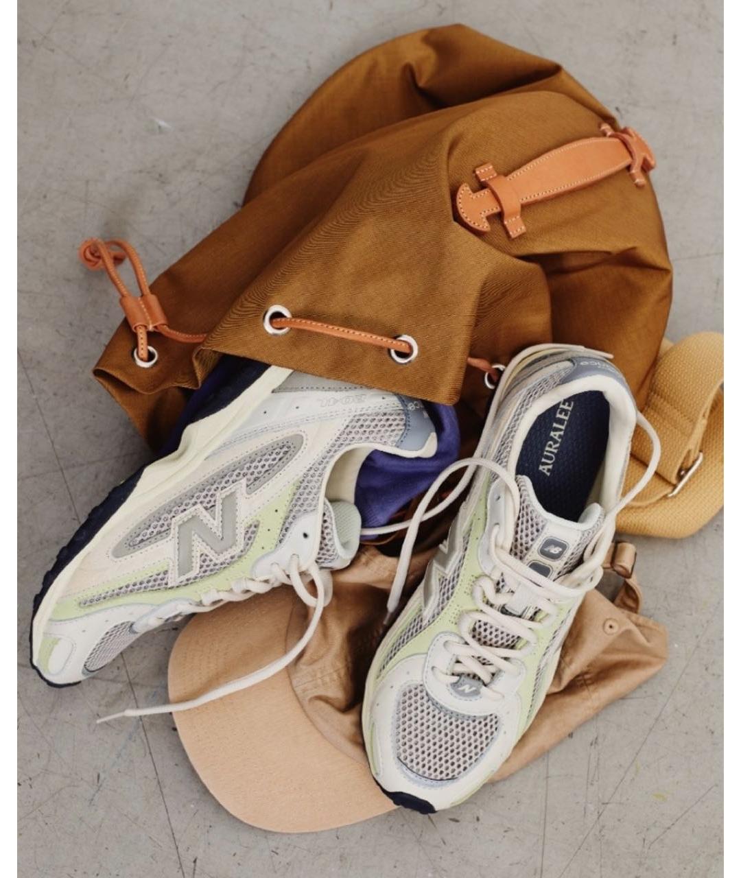NEW BALANCE Белые кожаные низкие кроссовки / кеды, фото 8