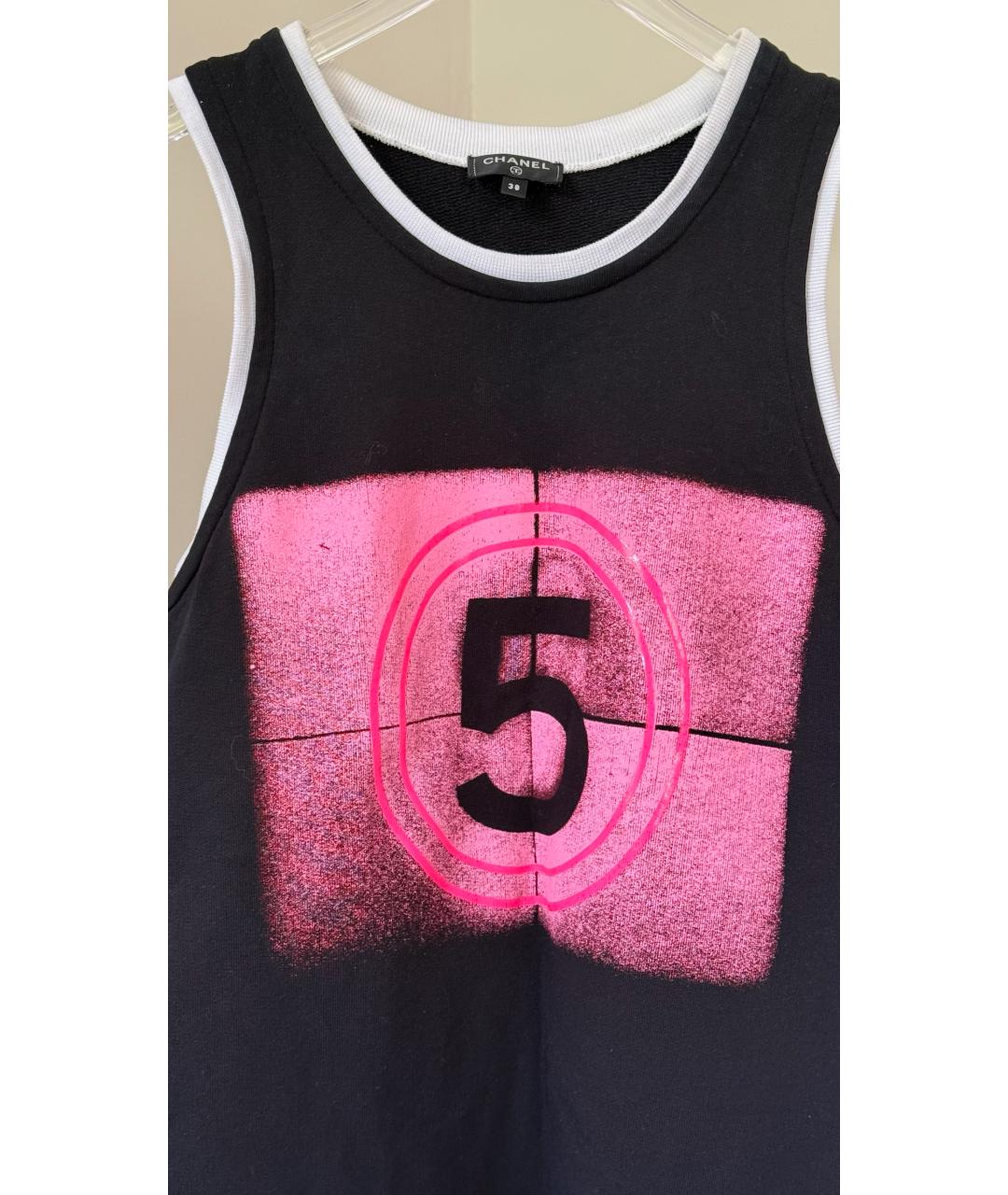 CHANEL Черная майка, фото 5