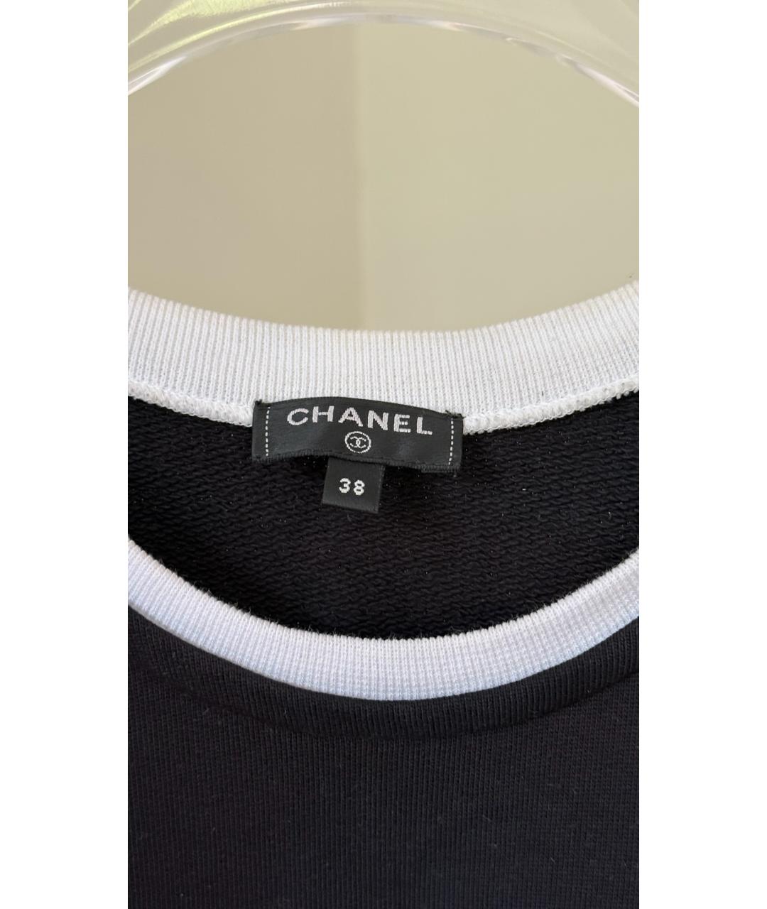 CHANEL Черная майка, фото 6