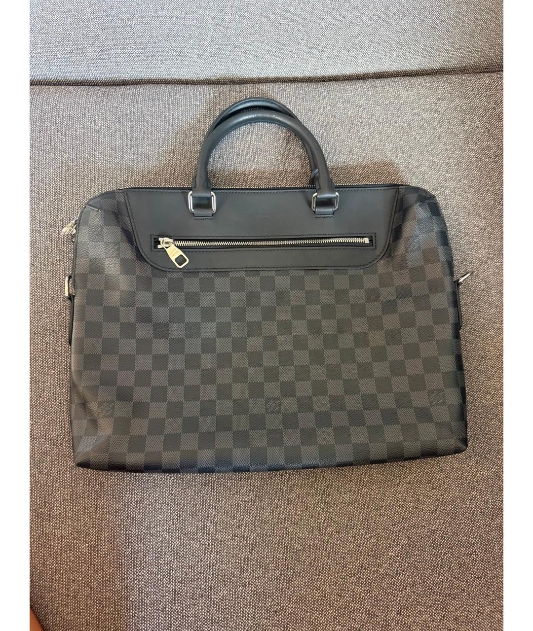 LOUIS VUITTON Кожаный портфель, фото 3
