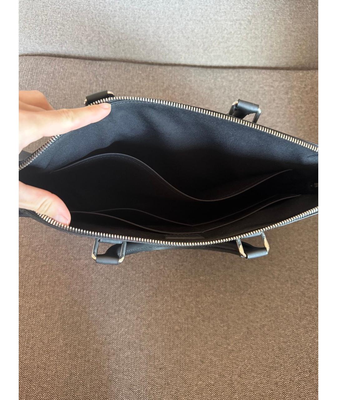 LOUIS VUITTON Кожаный портфель, фото 4